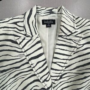 Zebra print Annabelle blazer size 12